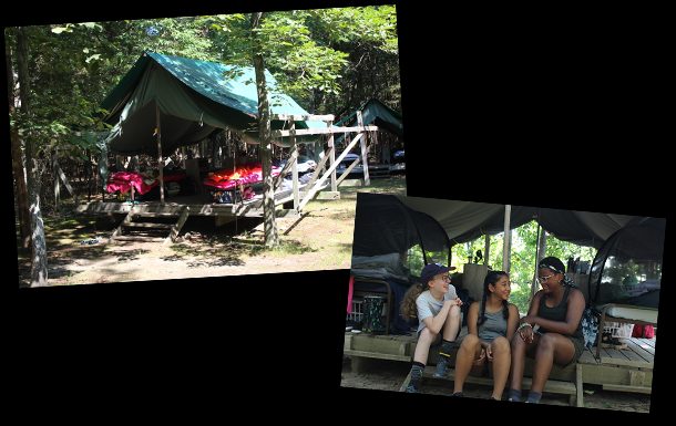 Camp Blue Bay Tents