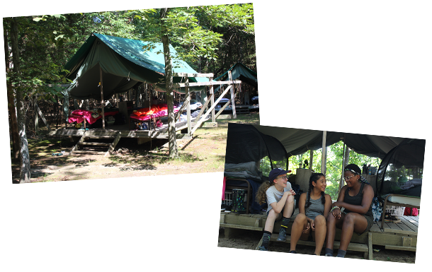 Camp Blue Bay Tents