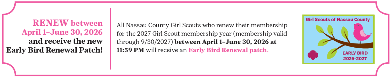 GSNC Renew Incentive 4 - GSNC Early Bird Patch